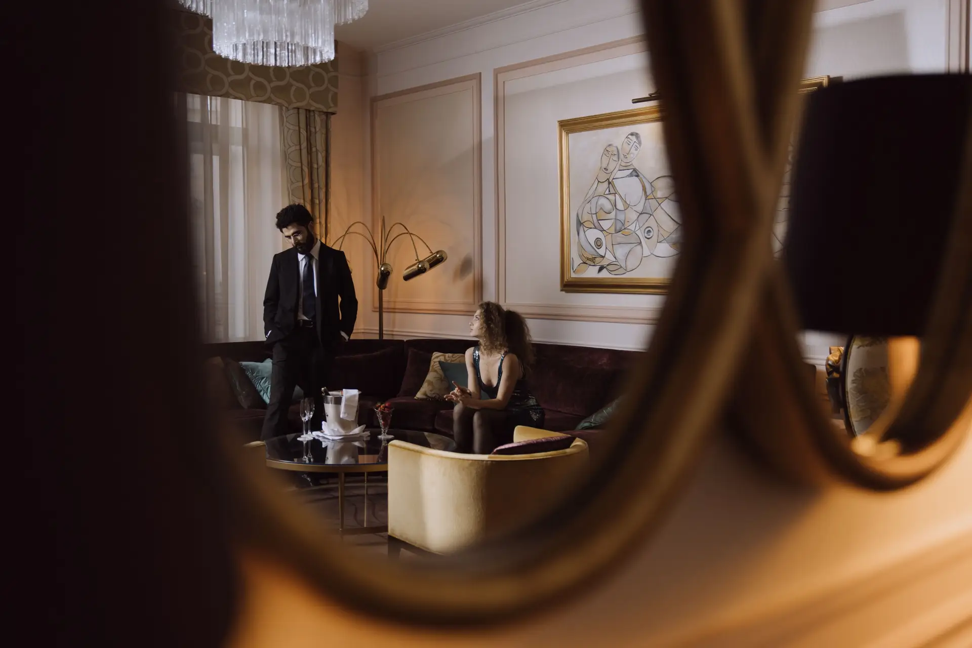 Couple au lounge